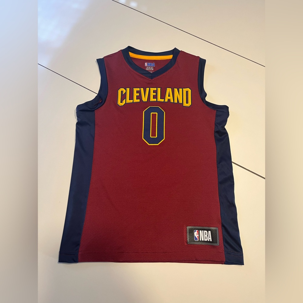 Cleveland Cavaliers Kevin Love 0 women’s small jersey wine and gold NBA